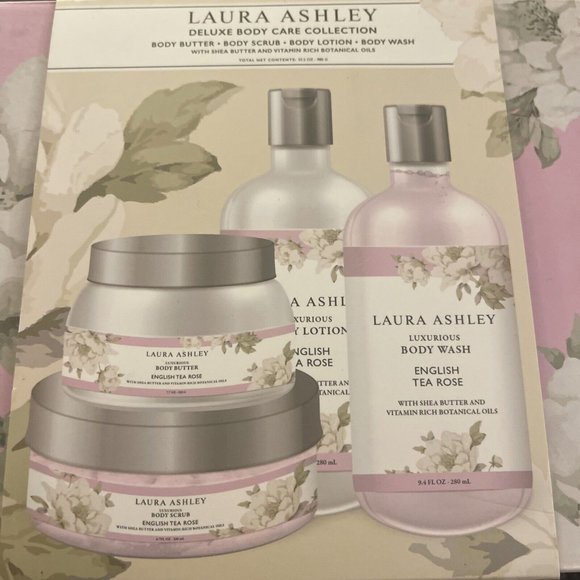 Laura Ashley Bath & Body New Box Laura Ashley Body Care Set Scrub